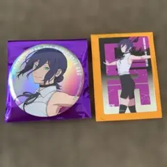 ベースヤード×チェンソーマン　ビッグカンバッジ　メタルカード　【 レゼ 】