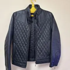 MALE & CO. スリムフィット レザージャケット M ブラック