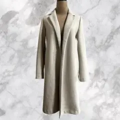 ZARA ロングコート チェスターコート ベージュ ザラ レディースのサムネイル