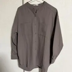 ハニーズ　ノーカラーシャツ　長袖のサムネイル