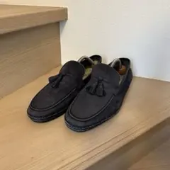 モレスキー スエード タッセルローファー 27.5cm