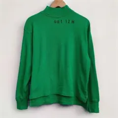 BEAMS BOY モックネック ロンT ミリタリー ステンシル