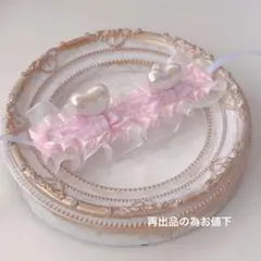 ぬい服 ぬいぐるみ ヘッドドレス ハートホワイト