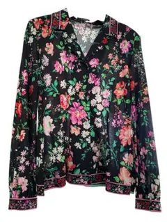 LEONARD FASHION 花柄 長袖シャツ ブラウス - メルカリ