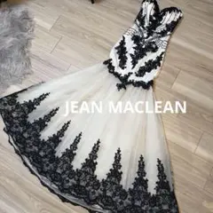 ほぼ未使用 JEAN MACLEAN ビジュー シースルー マーメイドドレス