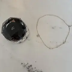 4℃ ダイヤモンドカット2連ブレスレット