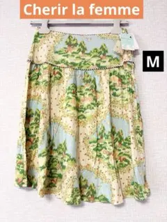 ❤️新品未使用❤️Cherir la femme シェリーラファムスカートMベージュのサムネイル