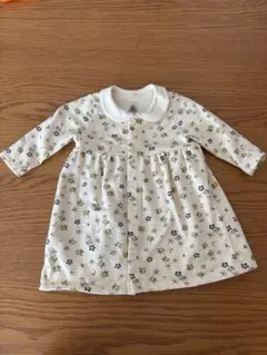 PETITBATEAU(花柄コットンワンピース長袖)