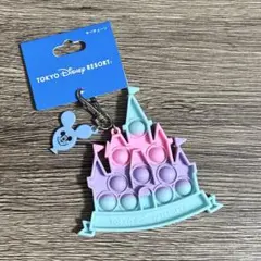 ディズニーリゾート　シンデレラ城　プッシュポップ　キーチェーン