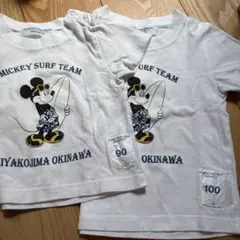 超メルカリ市 限定出品　宮古島限定　ミッキー サーフチーム 半袖 Tシャツのサムネイル