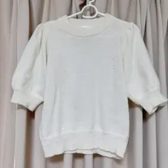 Amourire 半袖 ニット スパンコール ラメ