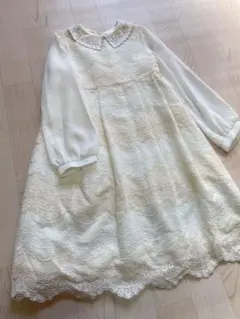 ANNA SUI mini♡ 新品♡布帛スリーブレースワンピース♡フォーマル