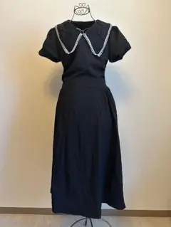 ★未使用品★ロングワンピース♪ ●ブラック●