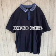 HUGO BOSS ネイビー ポロシャツ スリムフィット　M