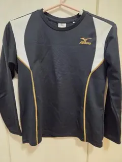ミズノ 長袖Tシャツ 150 ブラック スポーツウェア