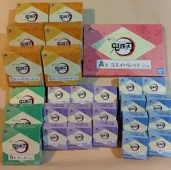 一番コフレ 鬼滅の刃 ABCDE コスメパレットチークハンドクリーム