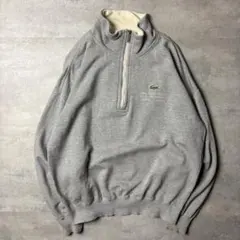 LACOSTE SPORT ハーフジップ ニット セーター グレー 95 - メルカリ