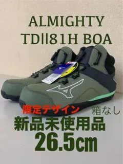 限定品！MIZUNOオールマイティ TDⅡ81H BOA F1GA260536のサムネイル