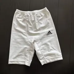adidas アディダス インナータイツ ホワイト 140