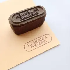 アメリカ ヴィンテージ ウッド×メタルスタンプ 061512-17