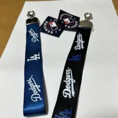 ロサンゼルス・ドジャース リボンストラップ2本セット