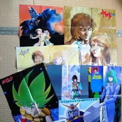 ②80年代 アニメポスター 9枚まとめ売りのサムネイル