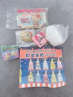 サンリオキャラクターズ　ミニチュア　ガチャガチャ　キティ　3点セット