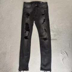 DIESEL ダメージ加工 スキニーデニム ダメージジーンズ 27インチ