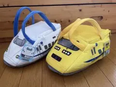 保温保冷新幹線　ぬいぐるみバッグ　2点セット　ドクターイエロー　新幹線