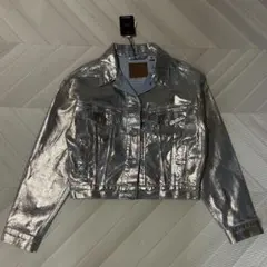 【レア】【新品未使用】Levi's シルバー クロップドジャケット　y3k