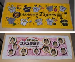 か*ぱ様 【2枚1組】阪神タイガース 応援タオル Tigers