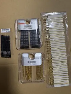 ヘアピンセット 黒・金・　　まとめ売り