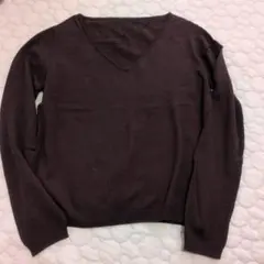 ボルドー Vネック セーター サイズ42