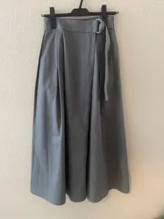 【最終お値下げ！】美品　KBF＋　ロング巻きスカート　フリーサイズ