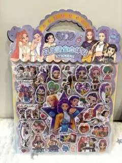 デーモンハンターズ　ぷくぷくシール　ぷっくりシール　シール交換　2枚組