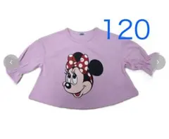 チマジロ　ミニーマウス Tシャツ 120cm ディズニー しまむら　ピンク
