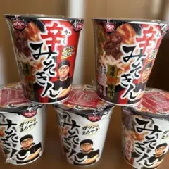 食べ比べセット12個‼️辛みそきん濃厚辛味噌カップ麺6個・みそきん濃厚