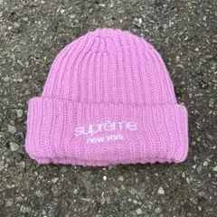 Supreme ニット帽 ピンク