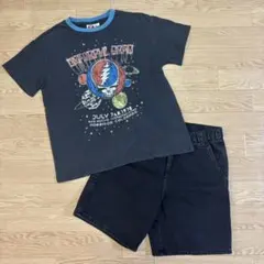 半袖Tシャツ（MARKEY'S）×ハーフパンツ（H&M）2枚セット