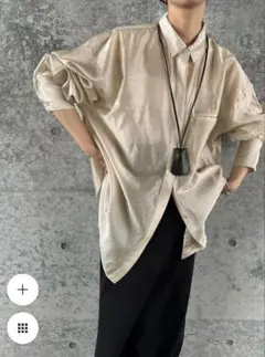 SELECT MOCA by son シアー　シャツ　ブラウス　ロング丈