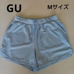 GU　ライトブルー ショートパンツ ウエストゴム