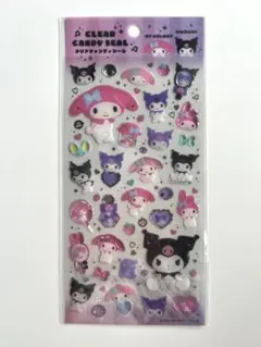 【正規品】クリアキャンディシール　マイメロ　クロミ　サンリオ