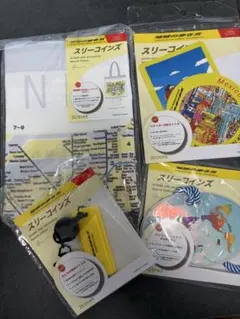 3coins 地球の歩き方コラボグッズ4点のサムネイル