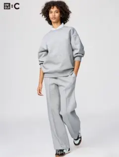 UNIQLO :C グレー ワイドパンツ