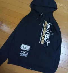 B-ONE-SOUL ジップアップパーカー ブラック XL