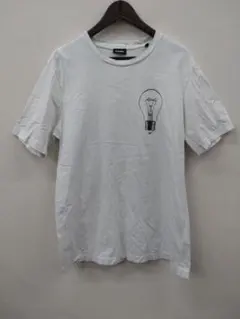 (9) DIESEL ホワイト Tシャツ 電球デザイン