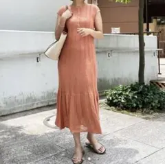 OPAQUE.CLIP サマーニットワンピース