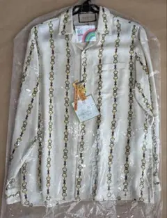 美品】グッチ シルク100% 大きいサイズ46 シャツ ベルト柄 長袖 - メルカリ