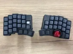 roBa 分割型キーボード BLE接続可 トラックボール付き