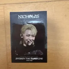 &TEAM ATB 公演 アプグレ特典グッズステッカー NICHOLASニコラス